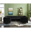 Meridian Furniture Alina Black Velvet Modular Sectional