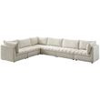 Meridian Furniture Jacob Cream Velvet Modular Sectional