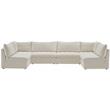 Meridian Furniture Jacob Cream Velvet Modular Sectional