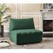 Meridian Furniture Jacob Green Velvet Armless