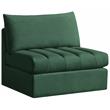 Meridian Furniture Jacob Green Velvet Armless