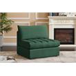 Meridian Furniture Jacob Green Velvet Armless