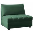 Meridian Furniture Jacob Green Velvet Armless