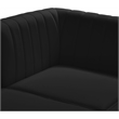 Meridian Furniture Alina Black Velvet Modular Sectional