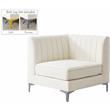 Meridian Furniture Alina Cream Velvet Corner Chair