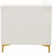 Meridian Furniture Alina Cream Velvet Corner Chair