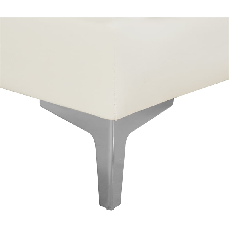 Meridian Furniture Alina Cream Velvet Modular Sofa