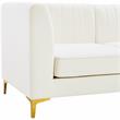 Meridian Furniture Alina Cream Velvet Modular Sectional