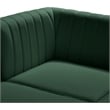 Meridian Furniture Alina Green Velvet Modular Sectional