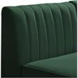 Meridian Furniture Alina Green Velvet Modular Sectional