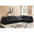 Meridian Furniture Jacob Black Velvet Modular Sectional