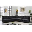 Meridian Furniture Jacob Black Velvet Modular Sectional