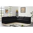 Meridian Furniture Jacob Black Velvet Modular Sectional