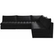 Meridian Furniture Jacob Black Velvet Modular Sectional