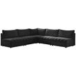 Meridian Furniture Jacob Black Velvet Modular Sectional