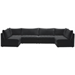Meridian Furniture Jacob Black Velvet Modular Sectional