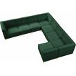 Meridian Furniture Alina Green Velvet Modular Sectional