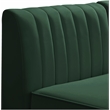 Meridian Furniture Alina Green Velvet Modular Sectional