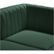 Meridian Furniture Alina Green Velvet Modular Sectional