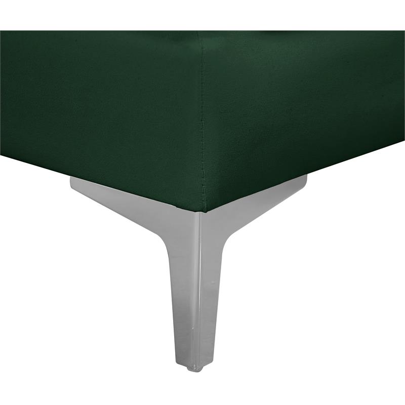 Meridian Furniture Alina Green Velvet Modular Sectional