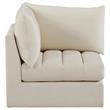 Meridian Furniture Jacob Cream Velvet Corner