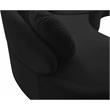 Meridian Furniture Vivacious Black Velvet 3pc. Sectional