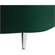 Meridian Furniture Vivacious Green Velvet 3pc. Sectional