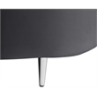 Meridian Furniture Vivacious Grey Velvet 3pc. Sectional