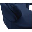 Meridian Furniture Vivacious Navy Velvet 3pc. Sectional