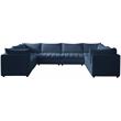 Meridian Furniture Jacob Navy Velvet Modular Sectional