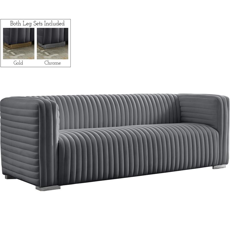 Meridian Furniture Ravish Velvet Sofa Meridian Furniture Ravish Velvet Sofa