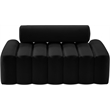 Meridian Furniture Melody Black Velvet Loveseat