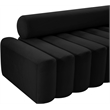 Meridian Furniture Melody Black Velvet Loveseat