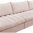 Meridian Furniture Jacob Pink Velvet Modular Sectional
