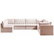 Meridian Furniture Jacob Pink Velvet Modular Sectional