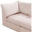 Meridian Furniture Jacob Pink Velvet Modular Sectional