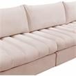 Meridian Furniture Jacob Pink Velvet Modular Sectional