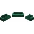 Meridian Furniture Melody Green Velvet Loveseat