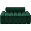 Meridian Furniture Melody Green Velvet Loveseat