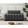 Meridian Furniture Melody Grey Velvet Loveseat