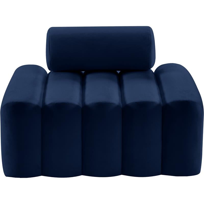 Meridian Furniture Melody Navy Velvet Chair