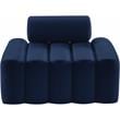 Meridian Furniture Melody Navy Velvet Chair
