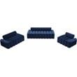 Meridian Furniture Melody Navy Velvet Loveseat