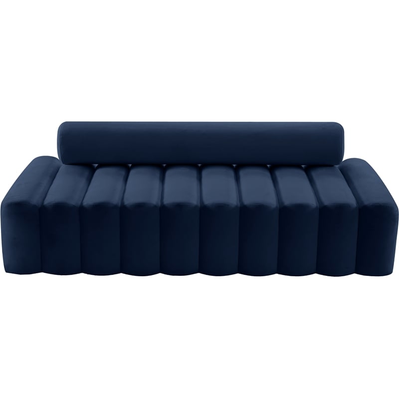 Meridian Furniture Melody Navy Velvet Sofa