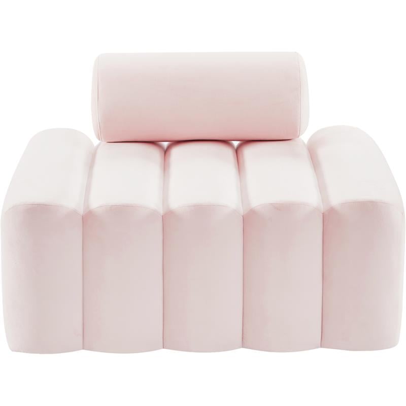 Meridian Furniture Melody Pink Velvet Chair