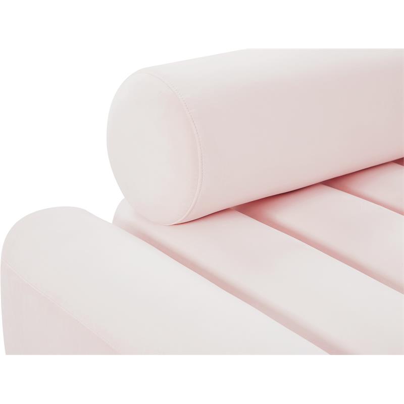 Meridian Furniture Melody Pink Velvet Chair