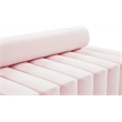 Meridian Furniture Melody Pink Velvet Loveseat