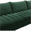 Meridian Furniture Jacob Green Velvet Modular Sectional