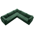 Meridian Furniture Jacob Green Velvet Modular Sectional