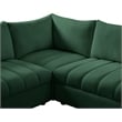 Meridian Furniture Jacob Green Velvet Modular Sectional